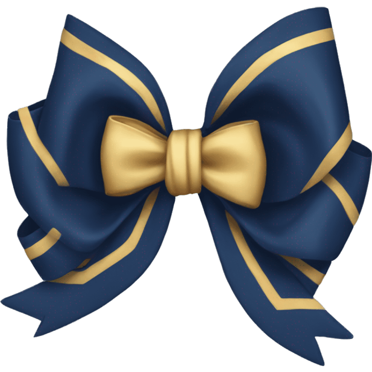 Navy bow emoji