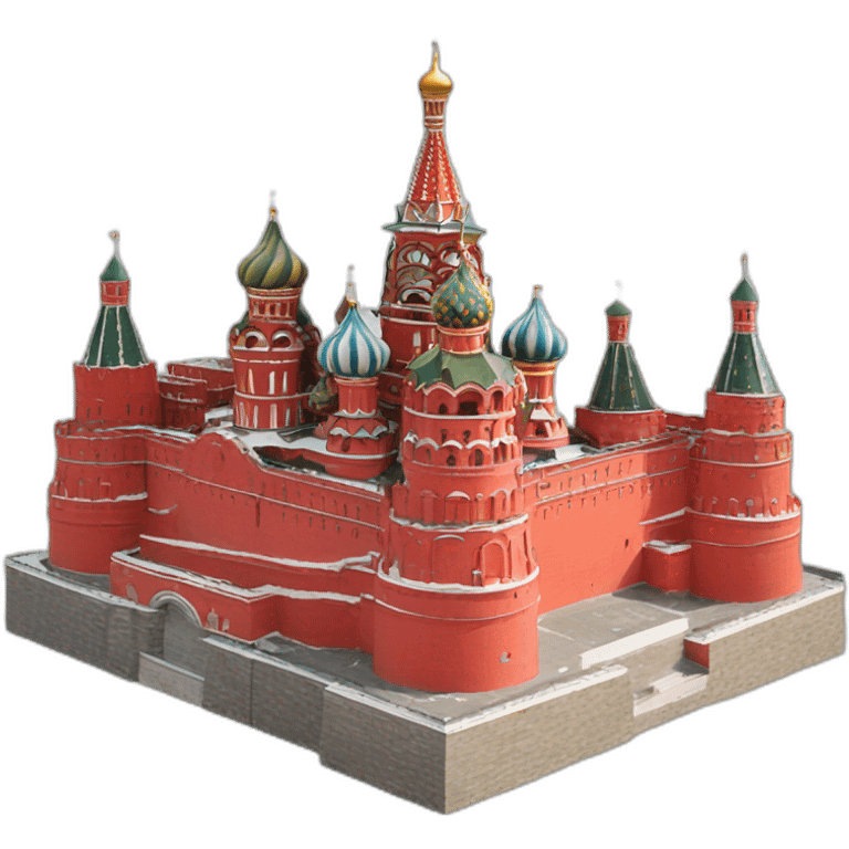 Red square moscow emoji