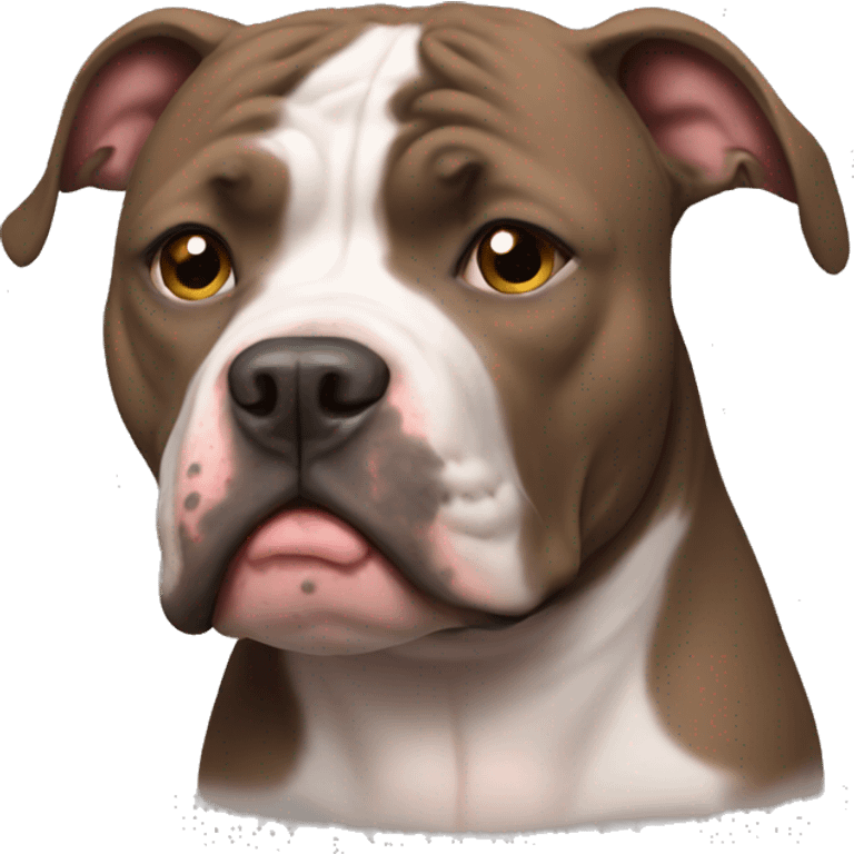 Pitbull sad emoji