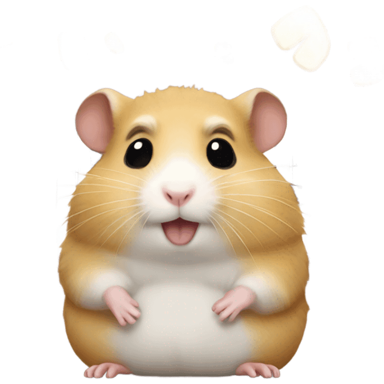 hamster on a piano emoji