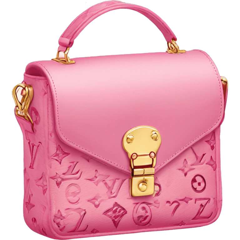 Pink Louis Vuitton crossbody  emoji