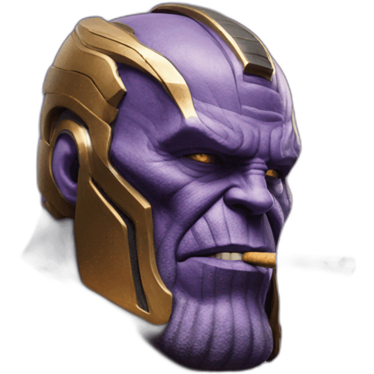 Thanos smokes emoji