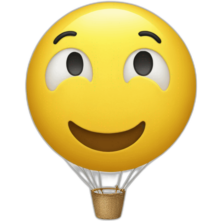 big yelow baloon emoji