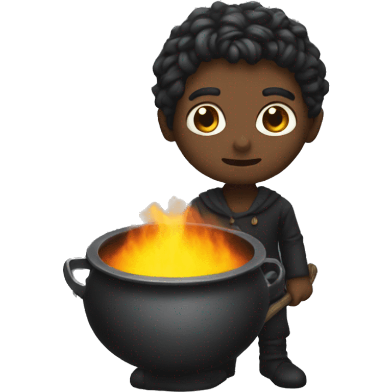 Me with a cauldron  emoji