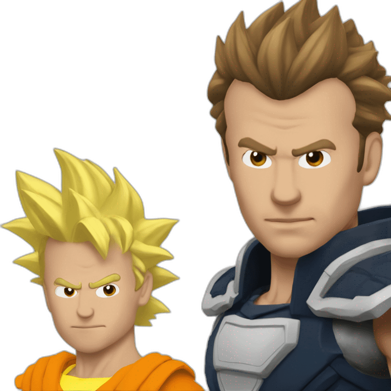 macron en super saiyan emoji