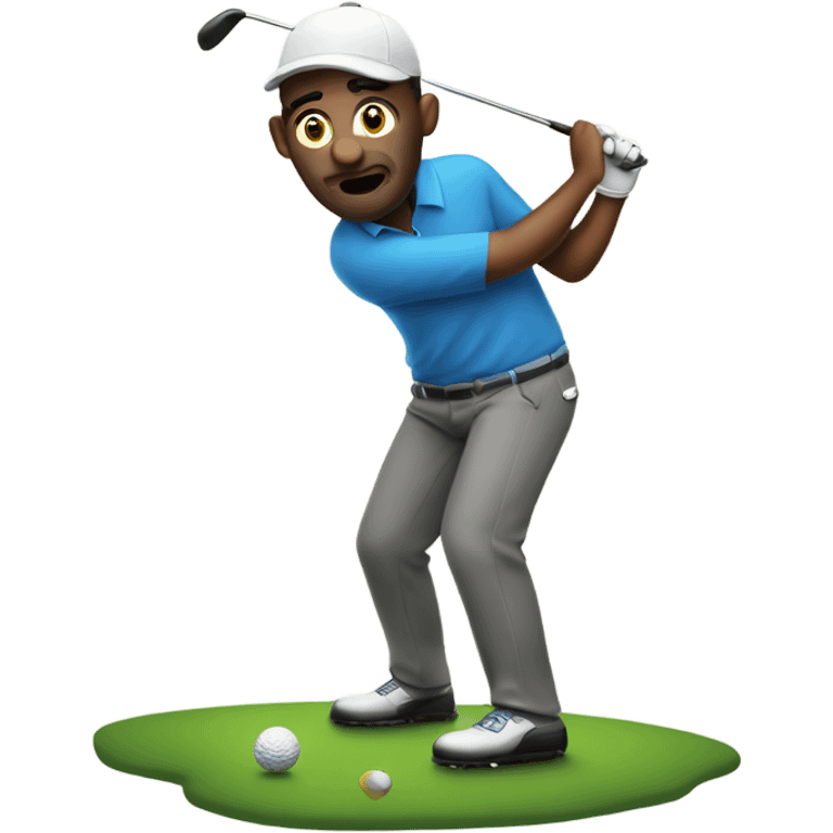 Don BOUC playing golf emoji