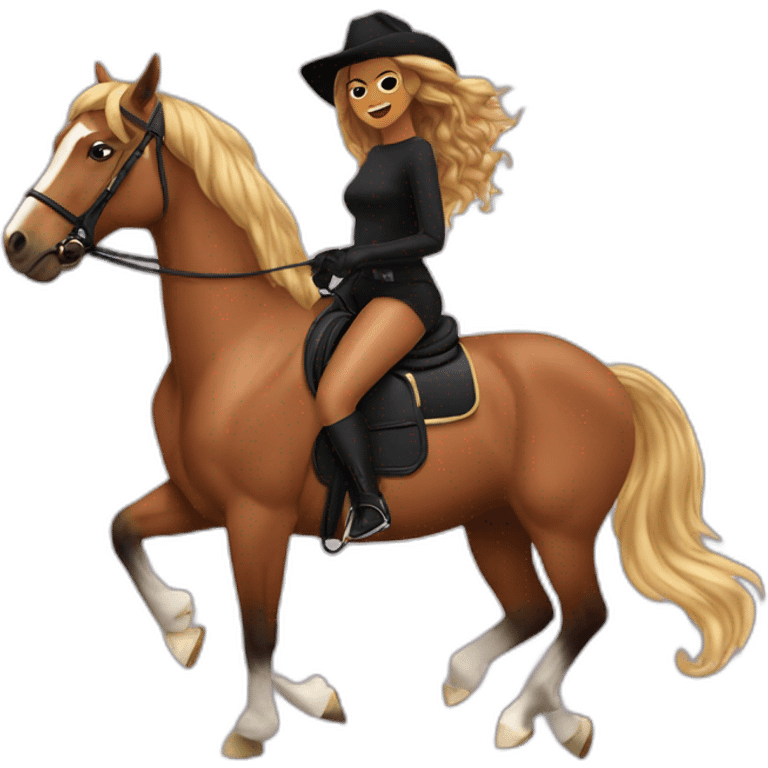 beyonce horseride emoji