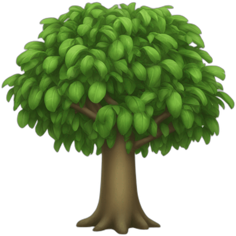 Rubber tree emoji