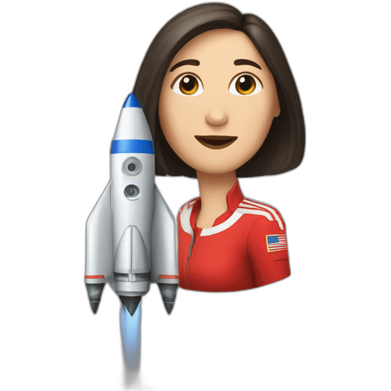 Maia Sandu with rocket emoji