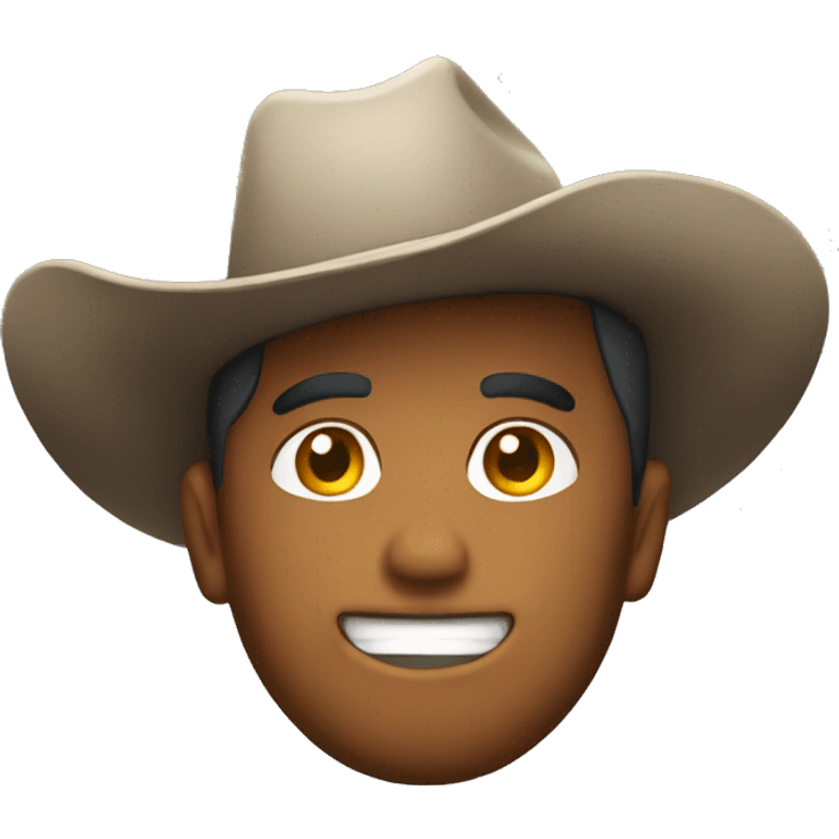  head wearing cowboy hat emoji