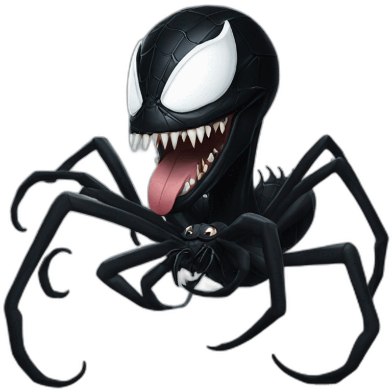 Venom from spider man emoji