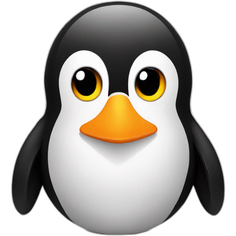 Linux tux penguin emoji