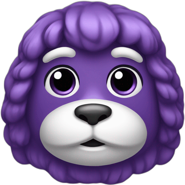 singe violet emoji