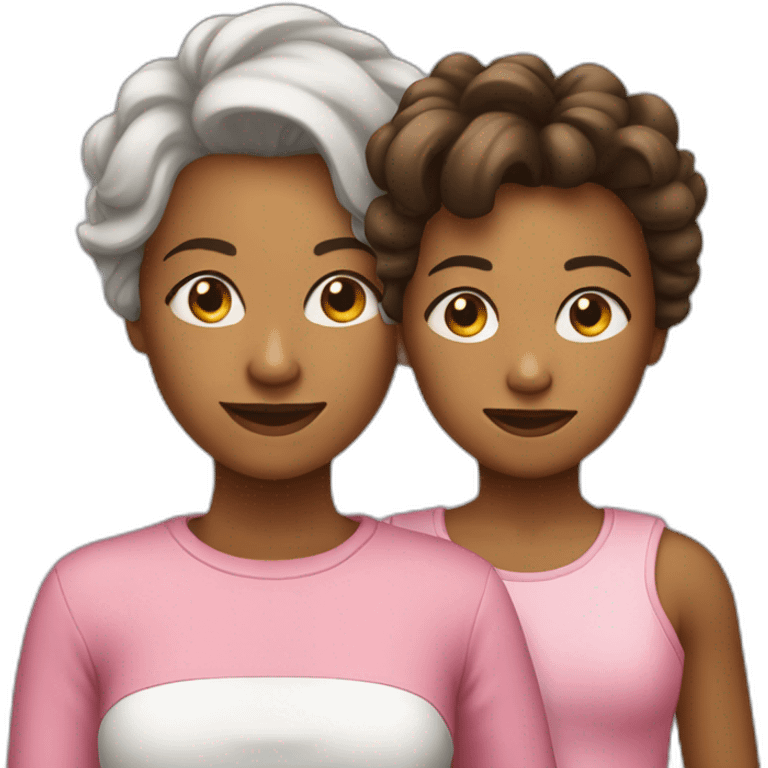 Mother is 43 Years Old and Teanage Girl is 13 Years Old emoji