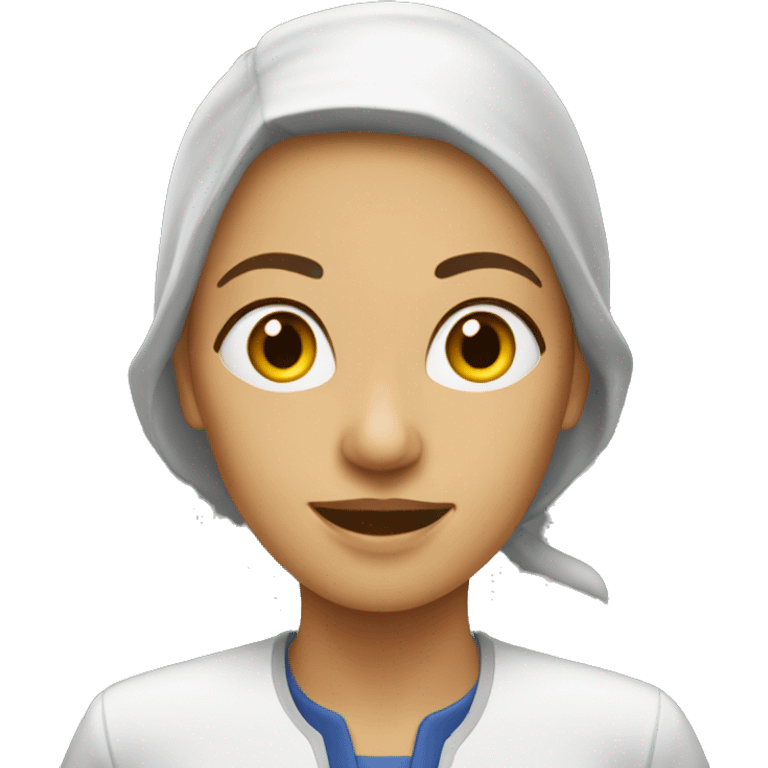 une femme qui saute emoji