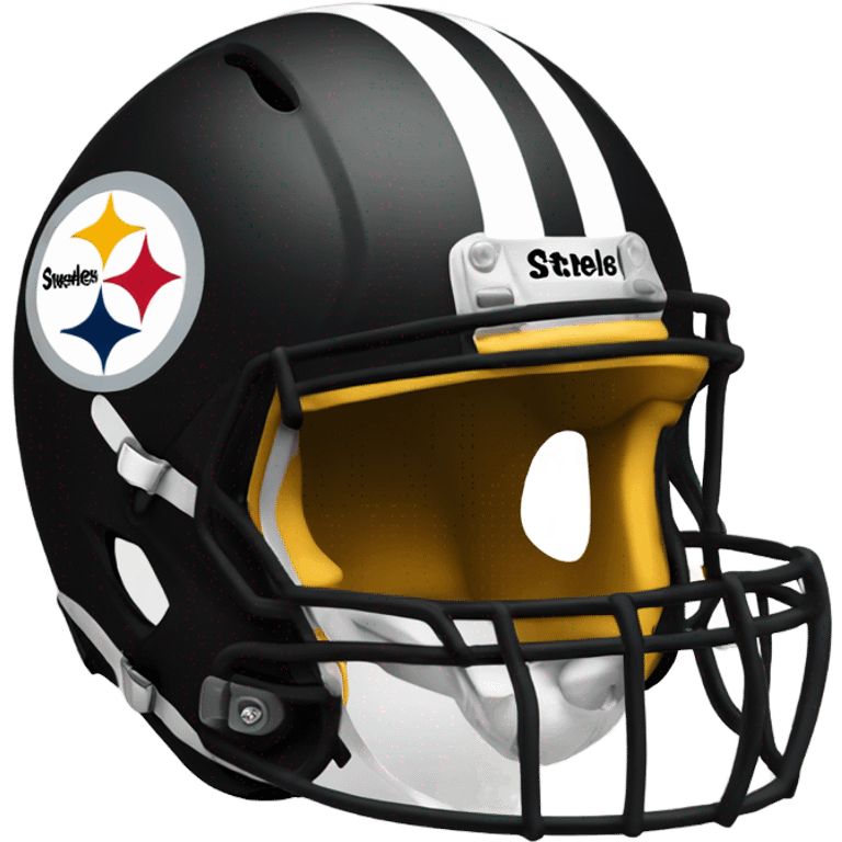 Steelers helmet with logo emoji