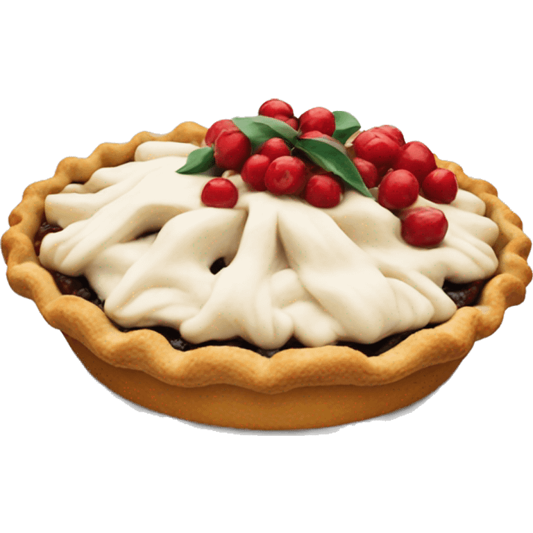 Winter pie emoji