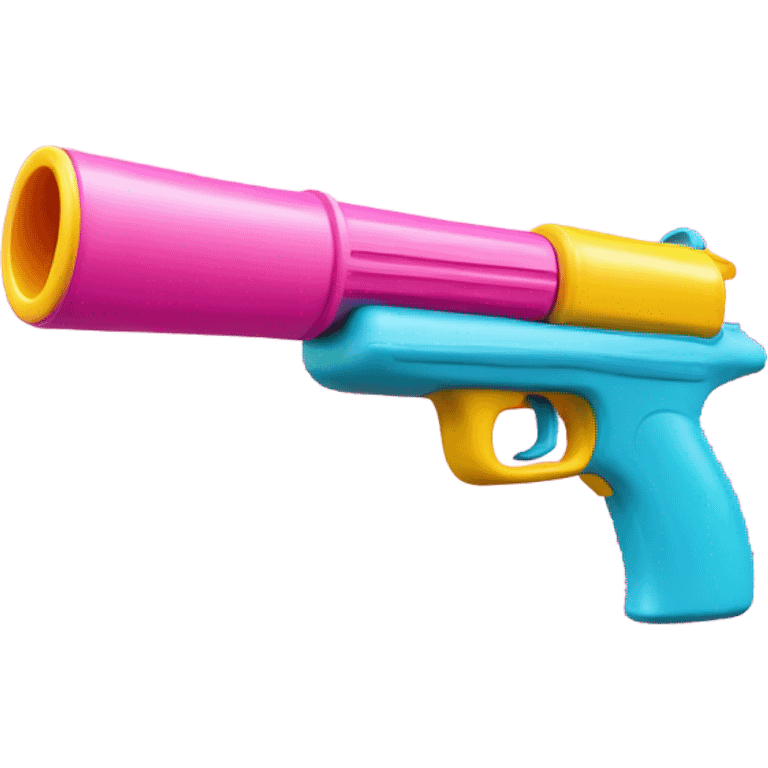 pink Water Pistol Emoji, must look like a toy emoji