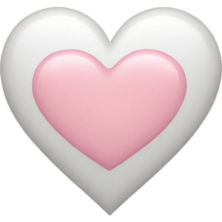 Light pink heart  emoji