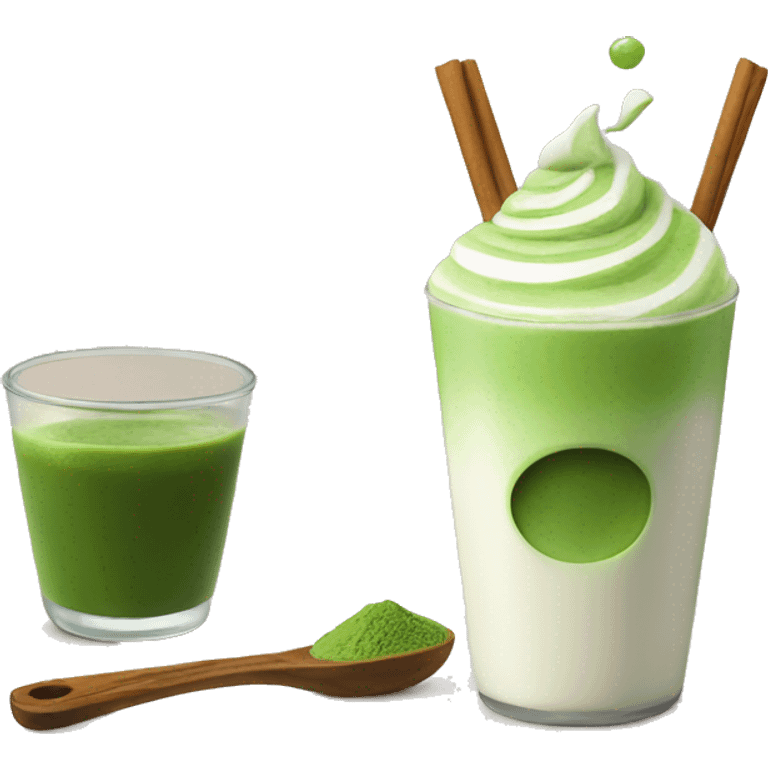 Matcha latte emoji