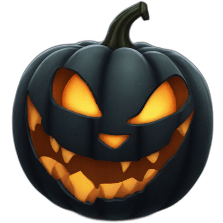 black pumpkin venom emoji