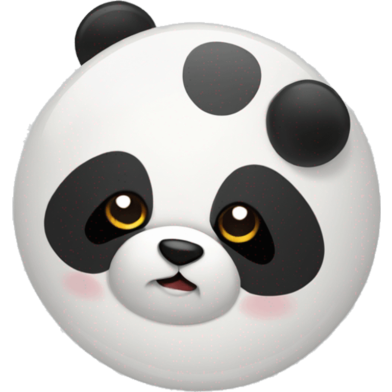 Balão formato de panda emoji