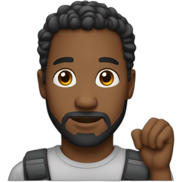 black dad emoji