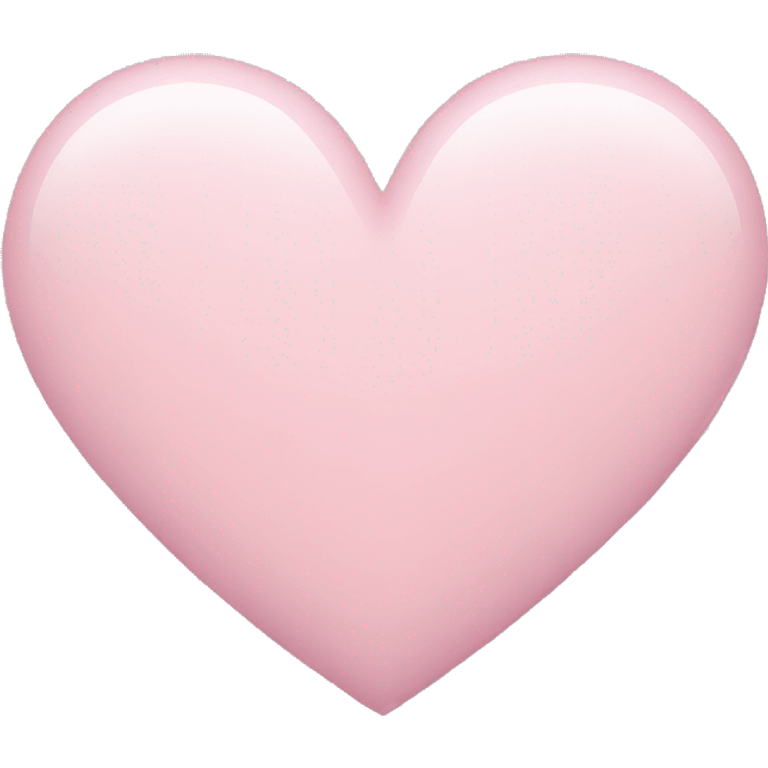 Light pink heart emoji