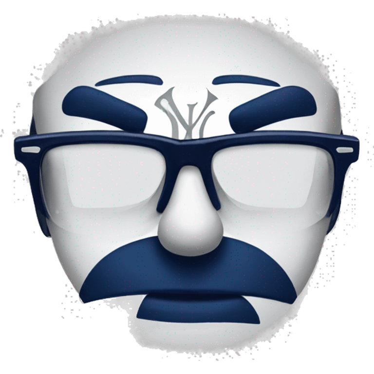 New York yankees glasses  emoji