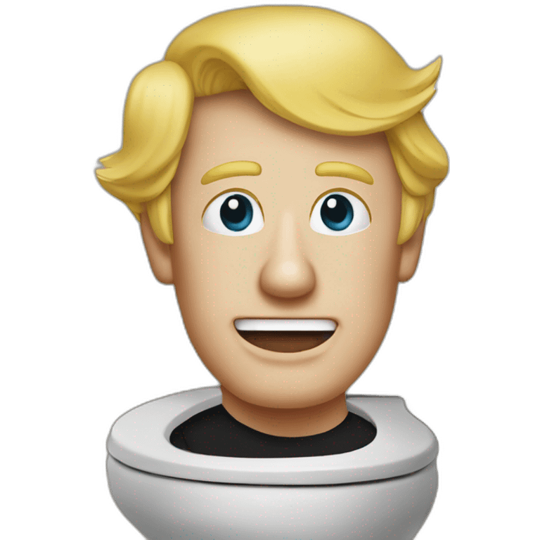 Donald Trumpon rhe toilet emoji