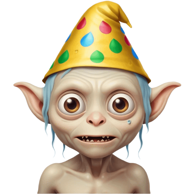 Birthday gollum emoji