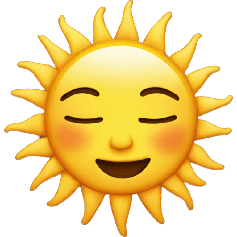 Sun kiss emoji