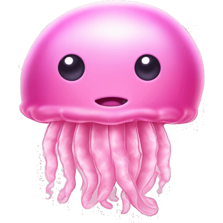 Jelly fish pastell pink emoji