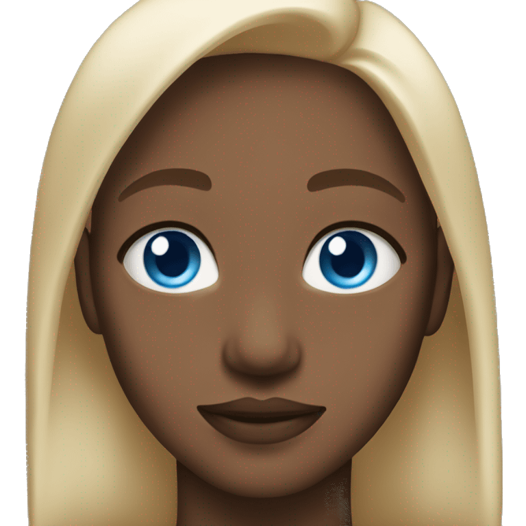 Change to blue eyes and light skin emoji