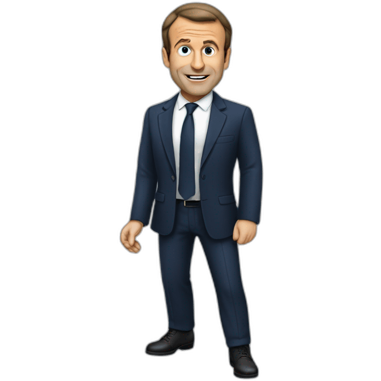 manuel Macron qui baisse emoji