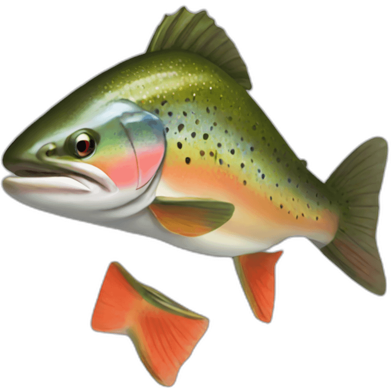 rainbow-trout-side-view emoji