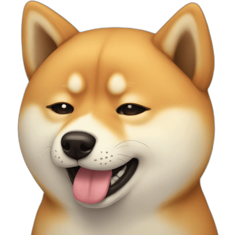 shiba dog crying emoji