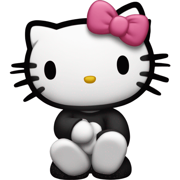 Angry hello kitty emoji