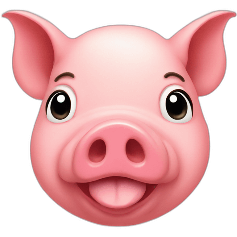 Pig rose emoji