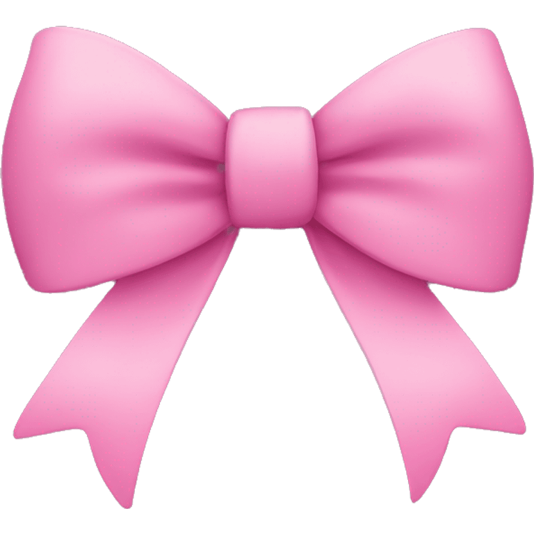 Bow in darker pink emoji