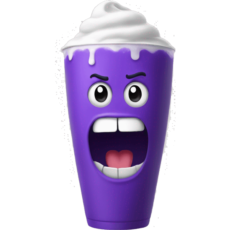 a grimace shake emoji