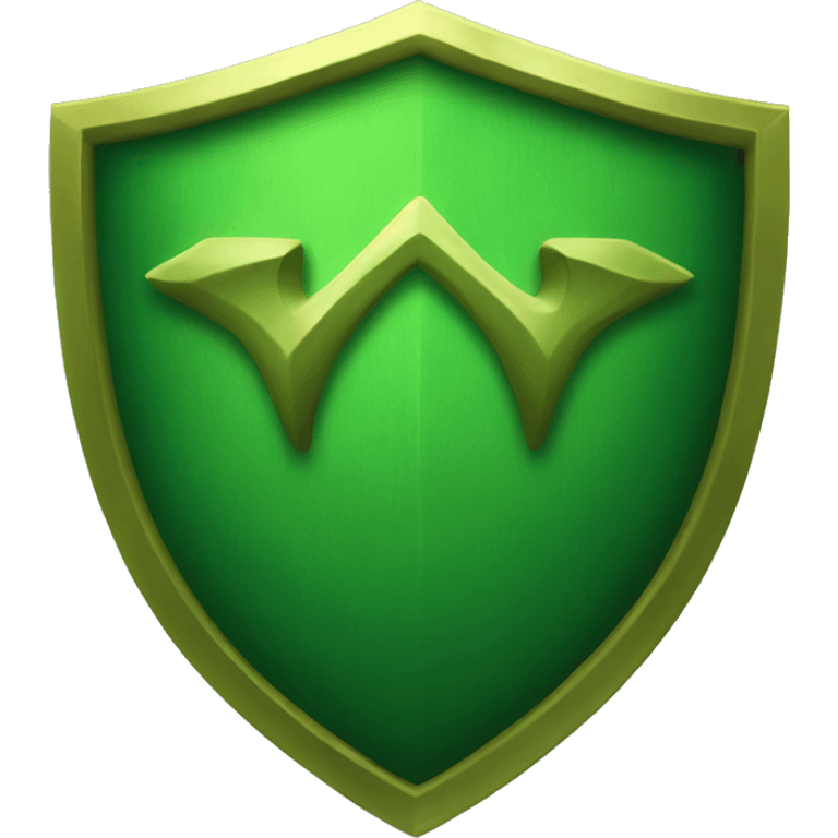 Green shield emoji