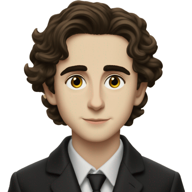 Timothee Chalamet in 'The French Dispatch' emoji