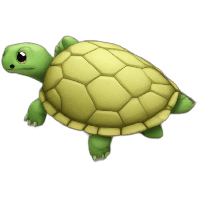 Tortue qui hiberne emoji