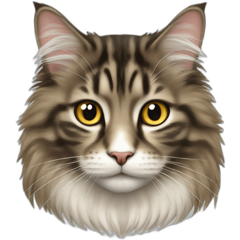 Norwegian Forest Cat emoji