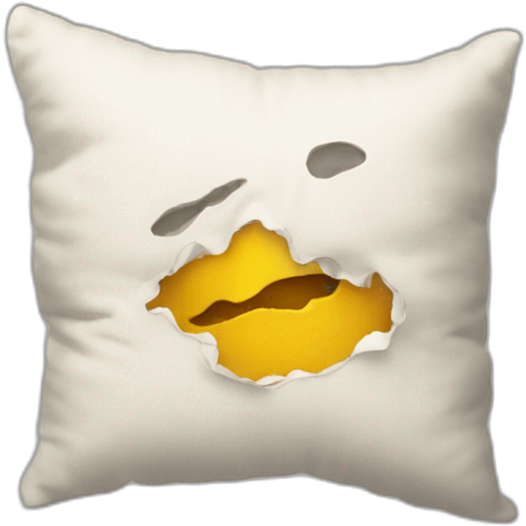 Torn pillow emoji