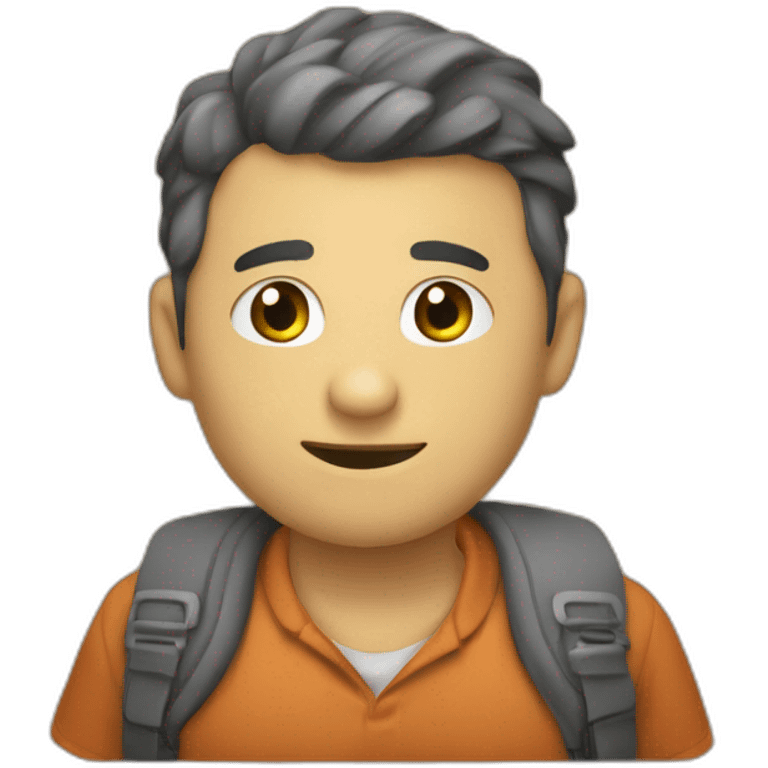 Carnet qui vole sur un tapis emoji