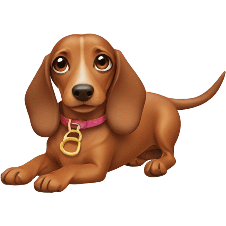 weiner dog emoji