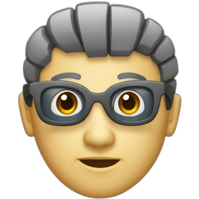 computer head emoji