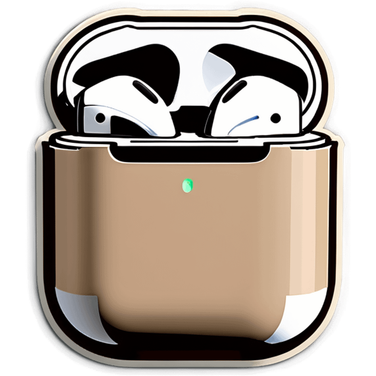 Beige AirPods  emoji